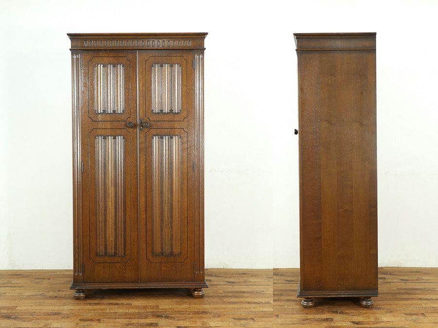 アンティーク家具 ワードローブ 58557