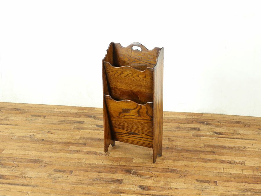 アンティーク家具 マガジンラック 58764
