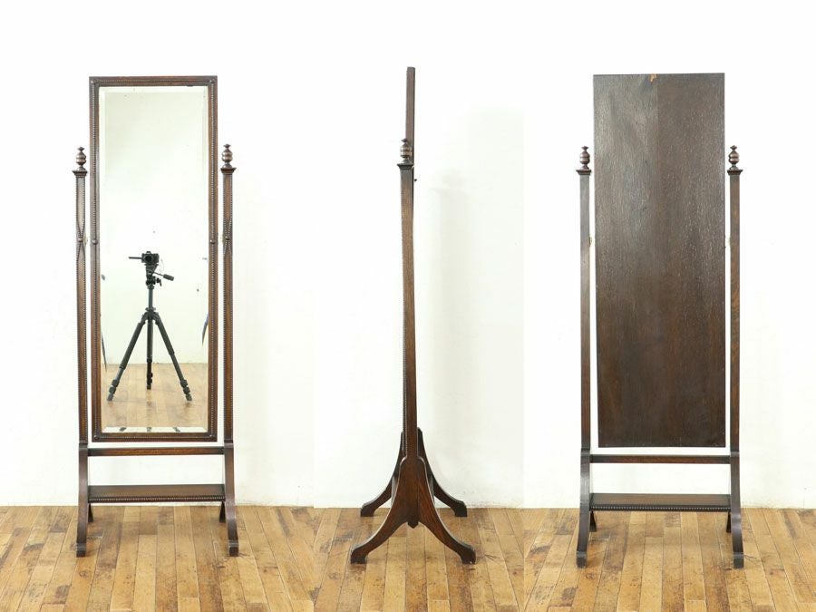 アンティーク家具 シュバルミラー 58589
