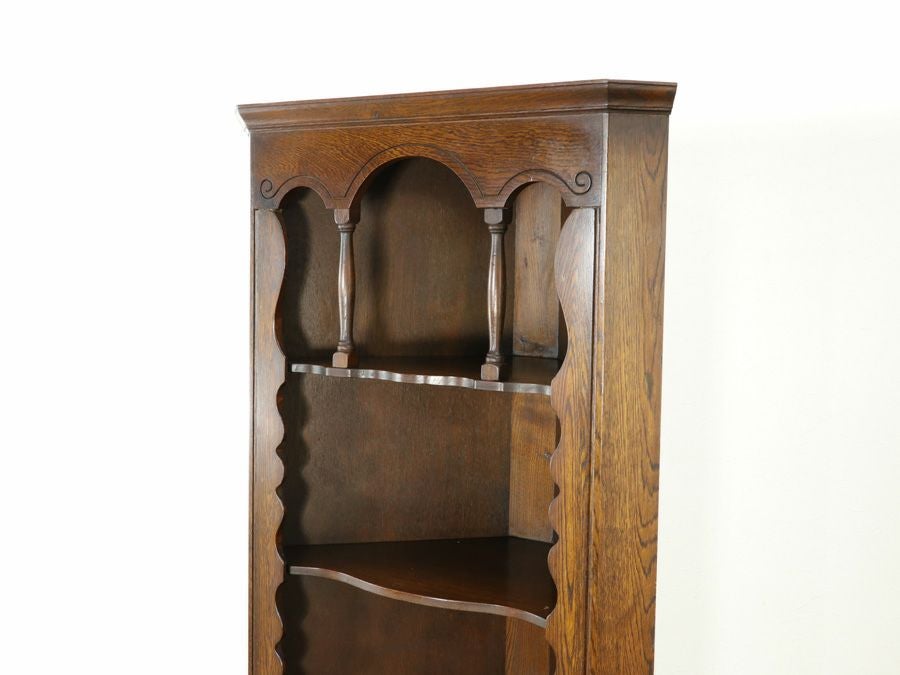 アンティーク家具 コーナーキャビネット 58538