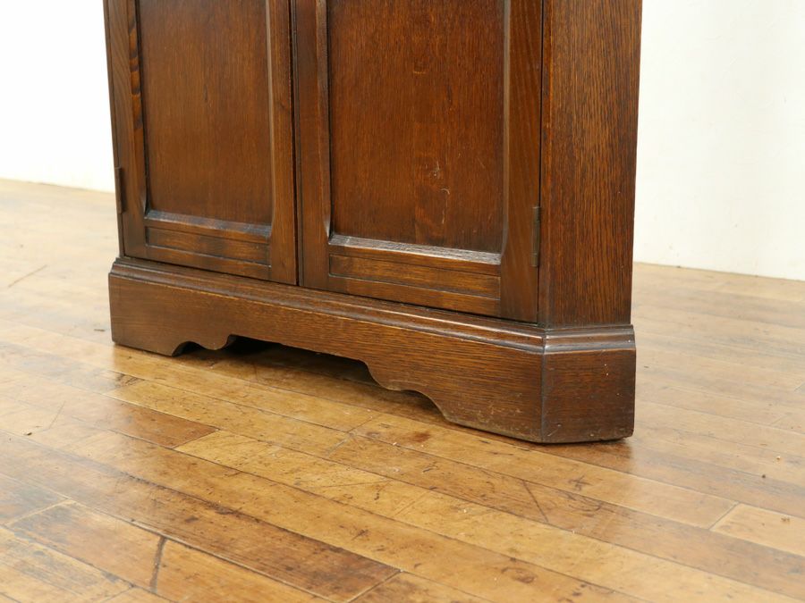 アンティーク家具 コーナーキャビネット 58538
