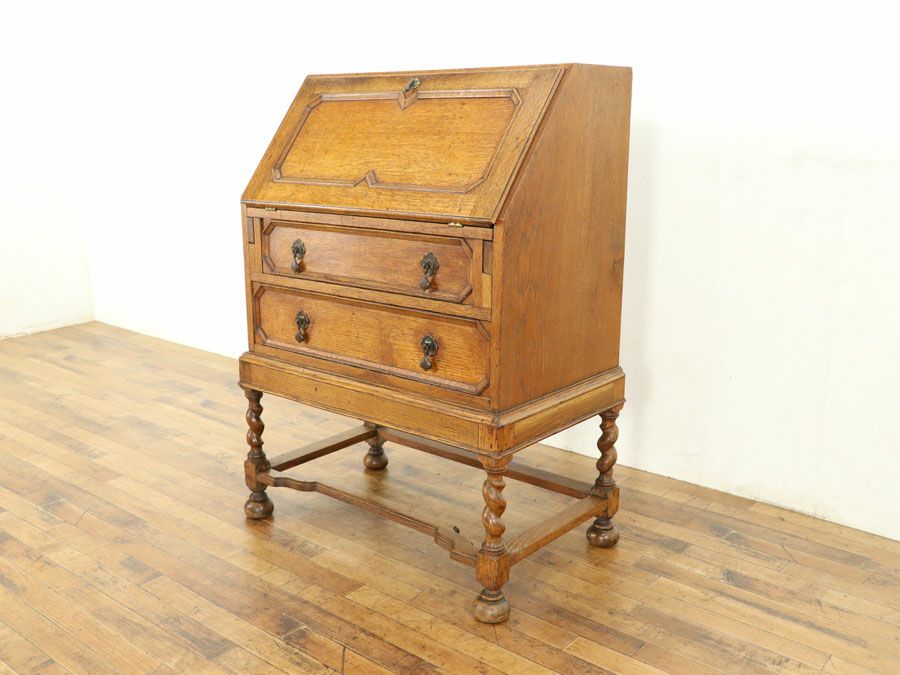 アンティーク家具 ビューロー 58555