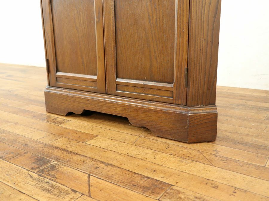 アンティーク家具 コーナーキャビネット 58564