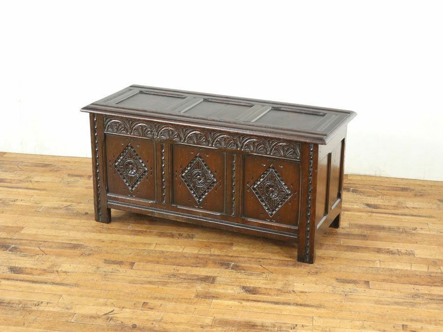 アンティーク家具 コファー 58707