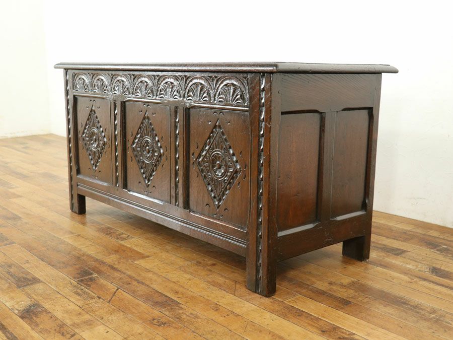 アンティーク家具 コファー 58707