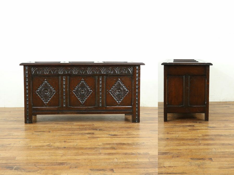 アンティーク家具 コファー 58707