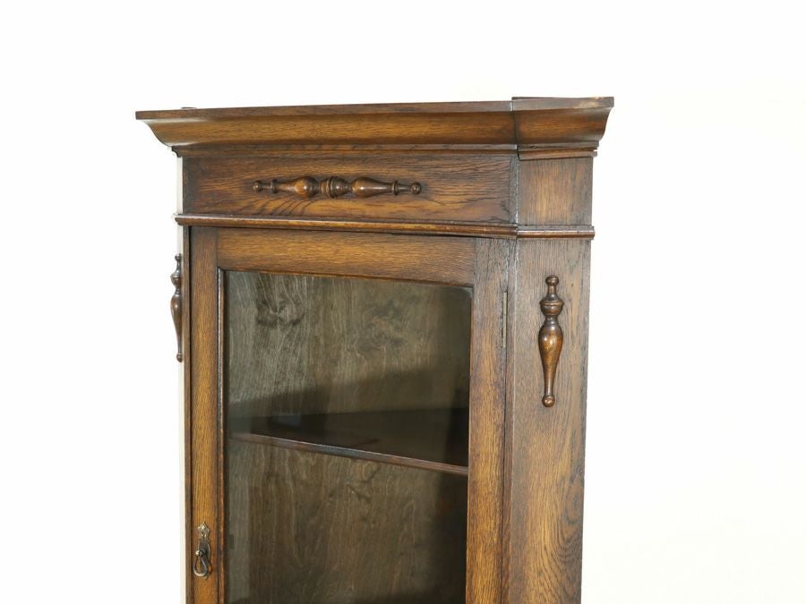 アンティーク家具 コーナーキャビネット 58727