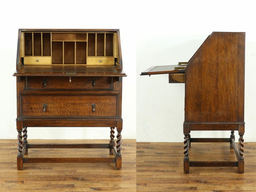 アンティーク家具 ビューロー 58732
