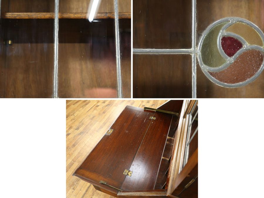 アンティーク家具 ブックビューロー 58620