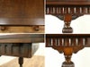 アンティーク家具 天板再塗装済テーブル 58664