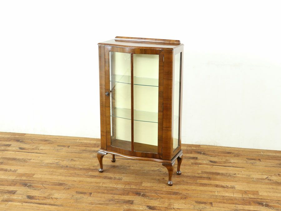 アンティーク クロス張替済ショーケース 58566