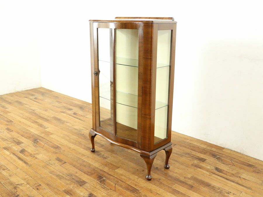 アンティーク クロス張替済ショーケース 58566