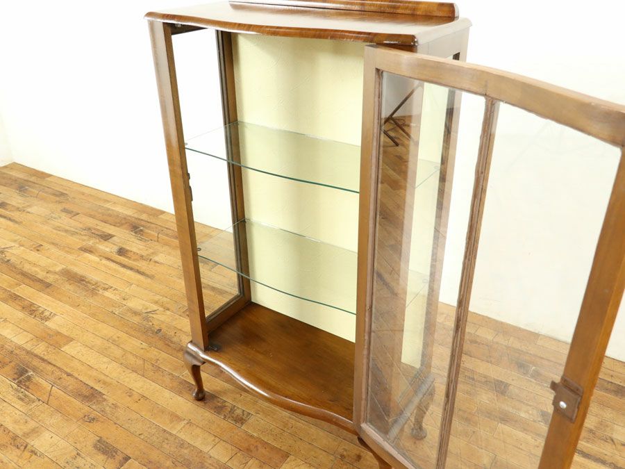 アンティーク クロス張替済ショーケース 58566