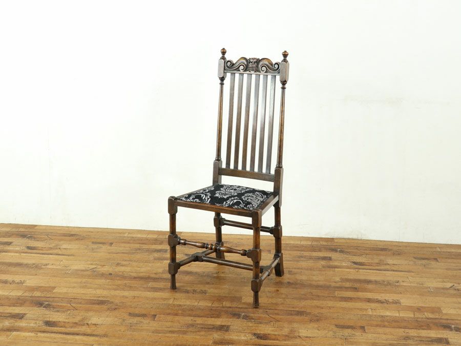 アンティーク家具 張替済チェア 58631a