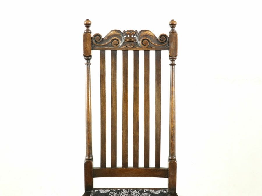 アンティーク家具 張替済チェア 58631a