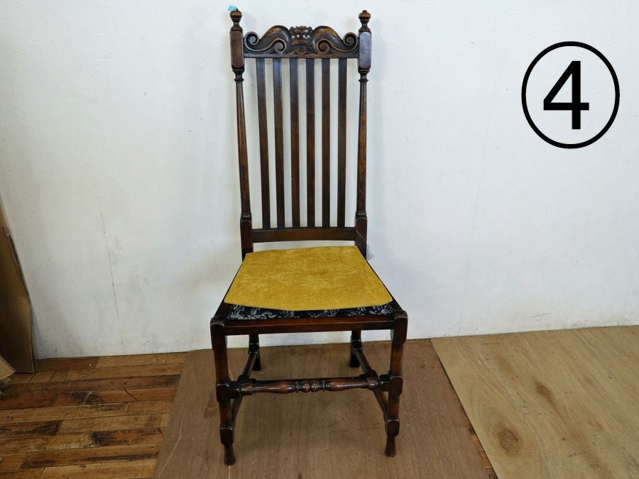 アンティーク家具 張替済チェア 58631a