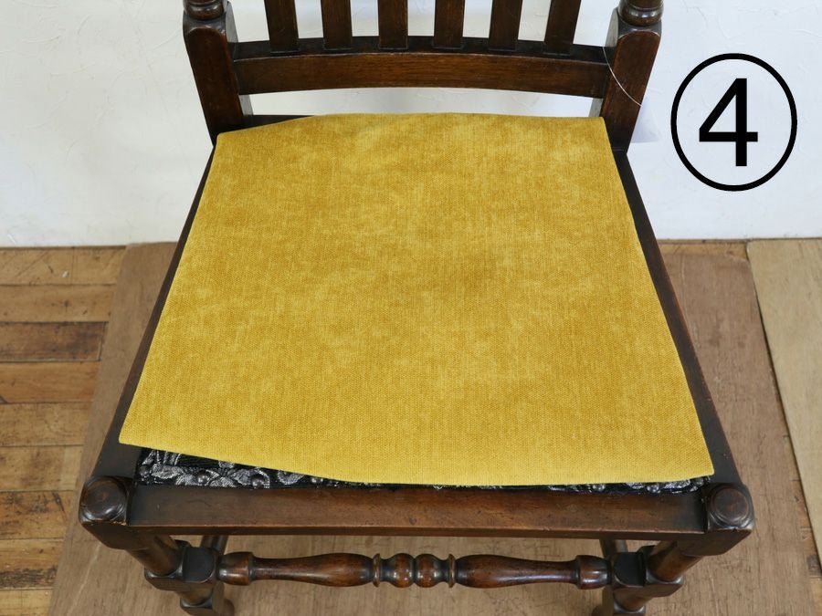 アンティーク家具 張替済チェア 58631a