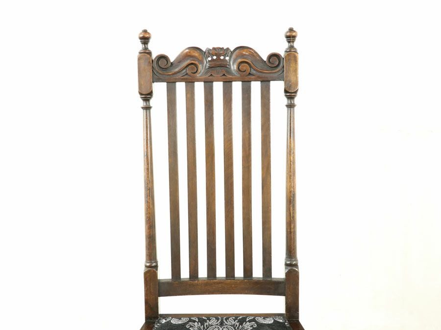 アンティーク家具 張替済チェア 58631b