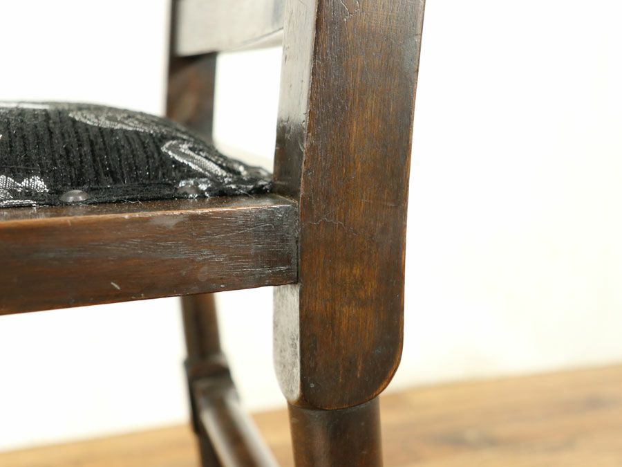 アンティーク家具 張替済チェア 58631b