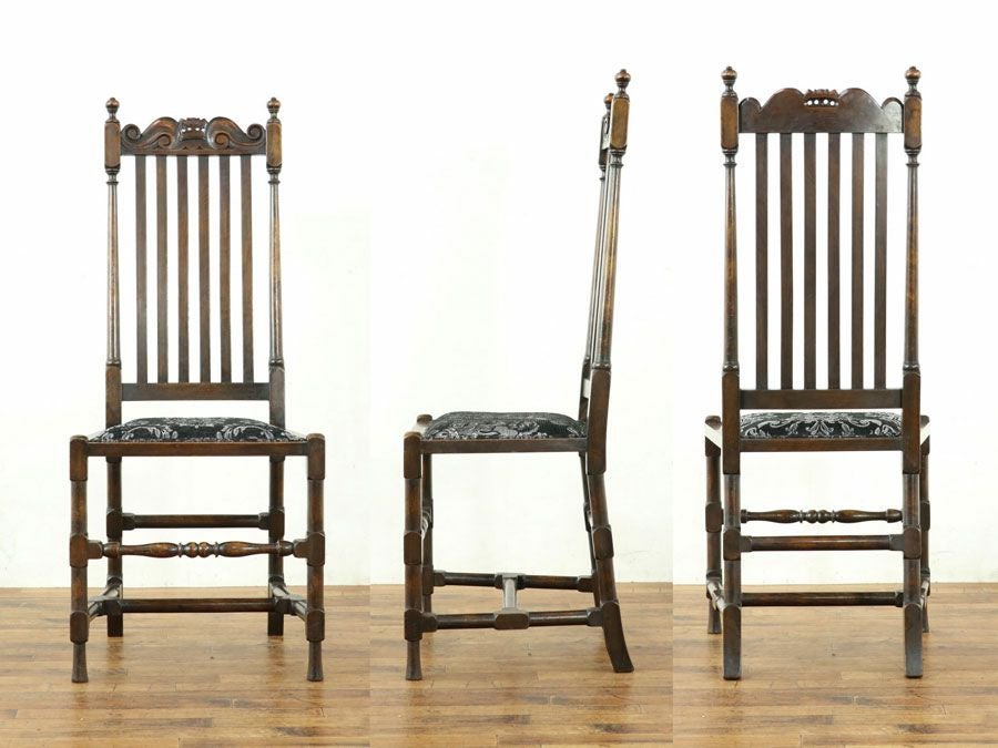 アンティーク家具 張替済チェア 58631b