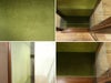 アンティーク クロス張替済ショーケース 58733