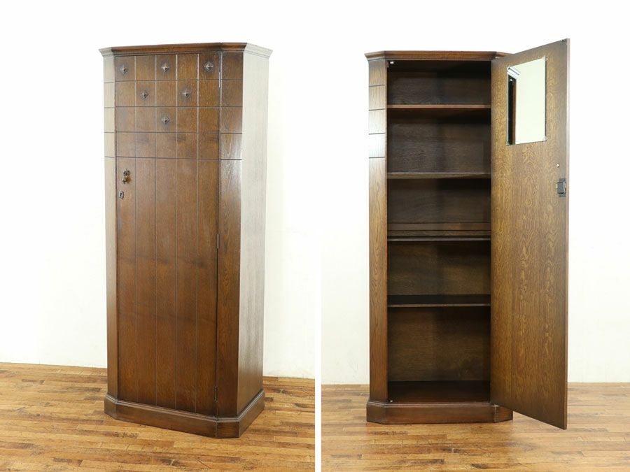 キャビネット 収納棚　アンティークフレックス