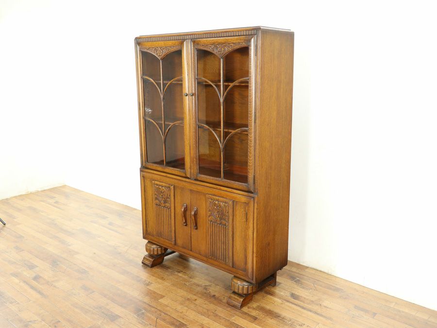 アンティーク家具 ブックケース 58914