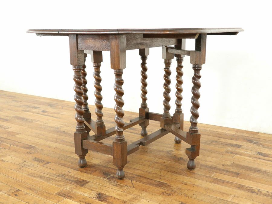 アンティーク家具 ゲートレッグテーブル 58859