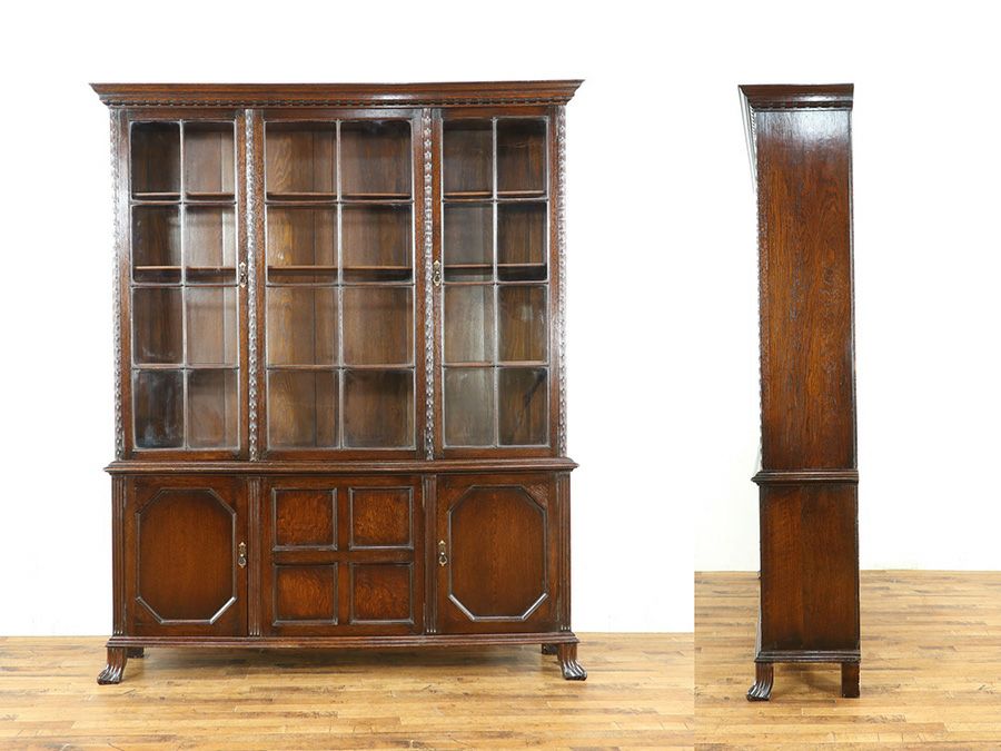 アンティーク家具 ブックケース 58886