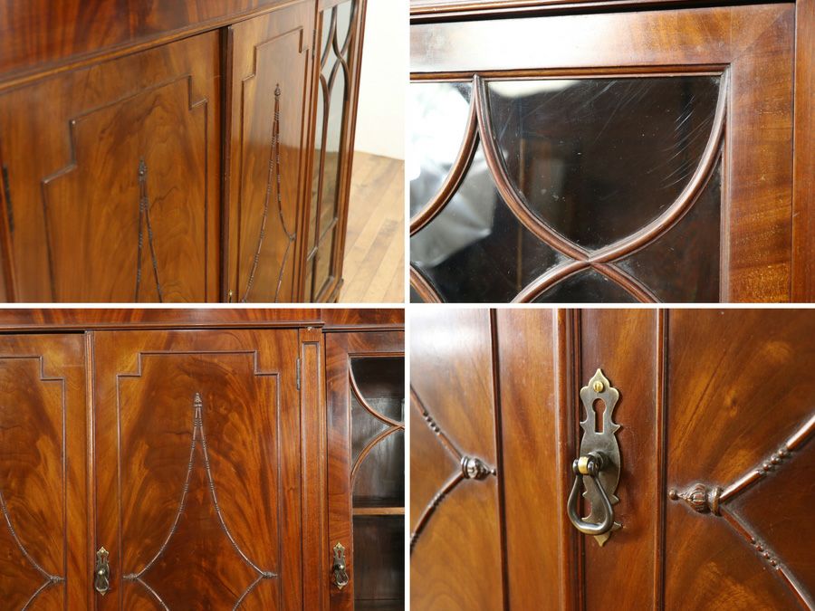 ブックケース イギリスアンティーク家具 58875