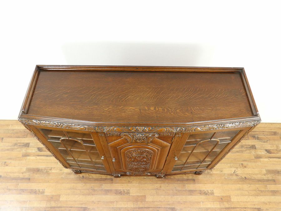 イギリスアンティーク家具　ブックケース　本棚