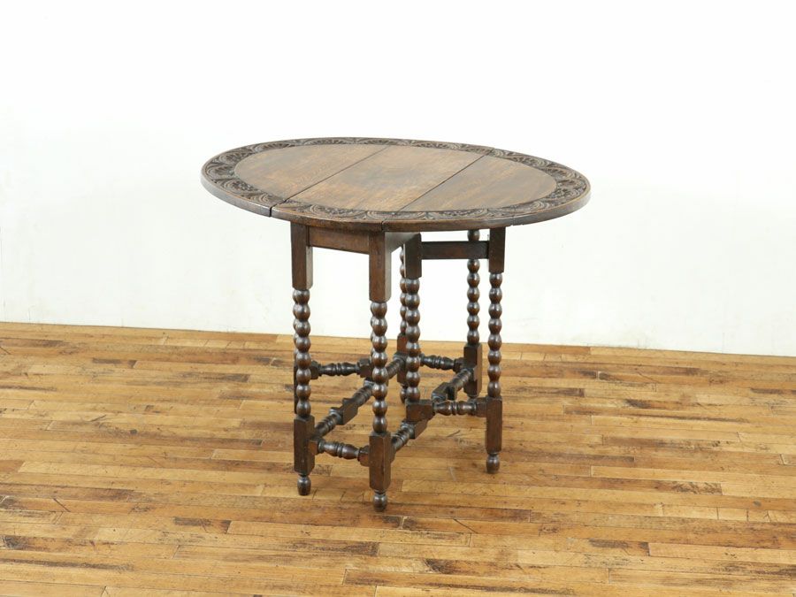 アンティーク家具 ゲートレッグテーブル