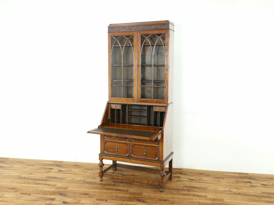 アンティーク家具 ブックビューロー 58843