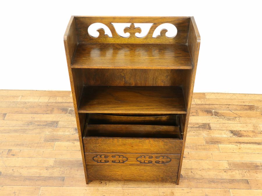 アンティーク家具 マガジンラック 58806