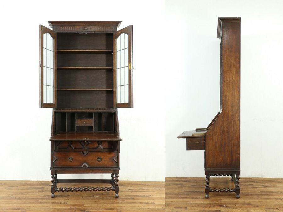 アンティーク家具 ブックビューロー 58801