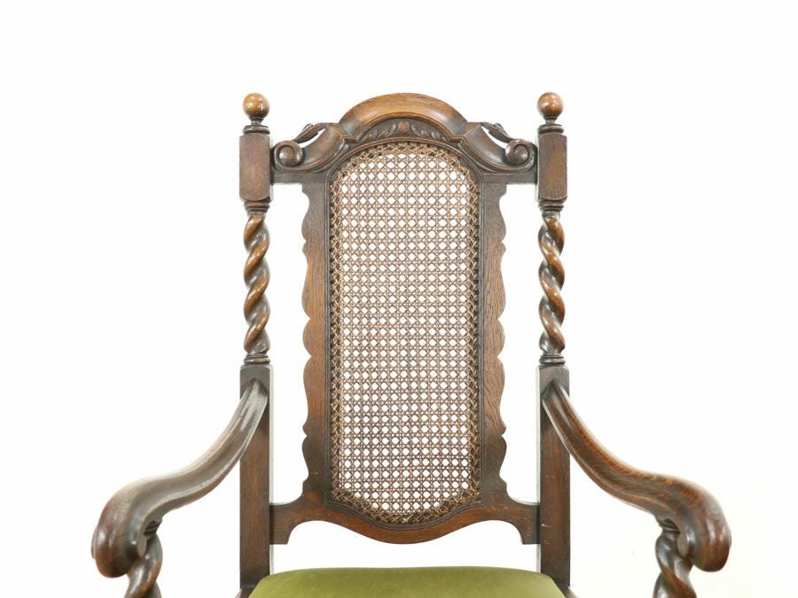 アンティーク家具　ツイスト　アームチェア