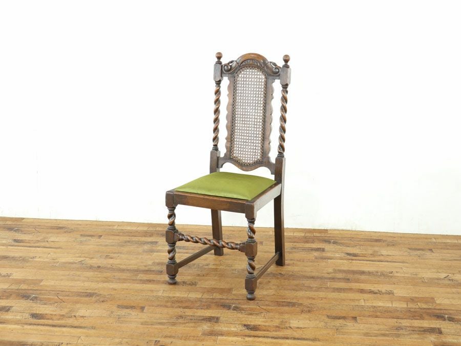 イギリスアンティーク ツイストダイニングチェア 58826b<BR>在庫2脚
