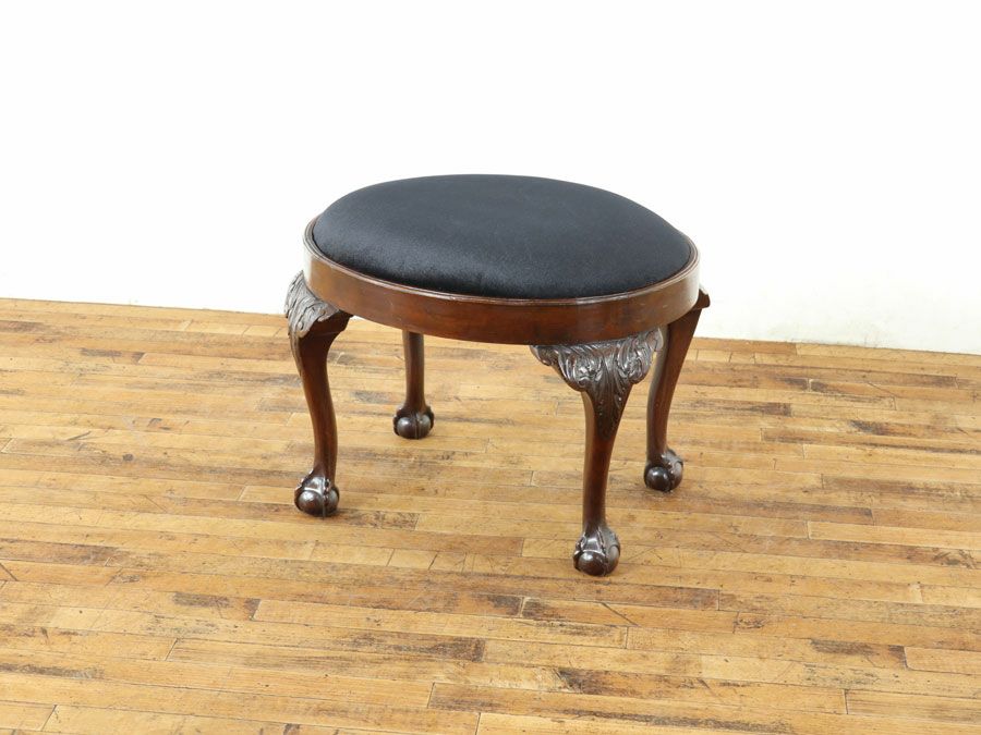 アンティーク家具　チッペンデールスツール