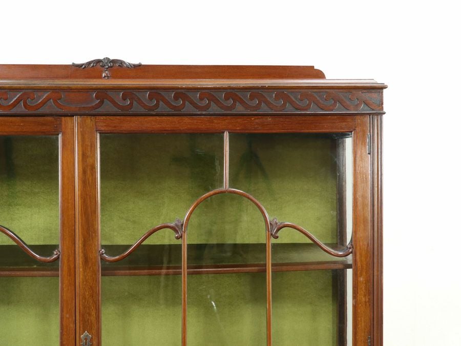 アンティーク クロス張替済ショーケース 58907