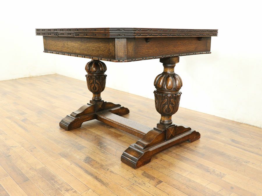 アンティーク ドローリーフテーブル 58924b