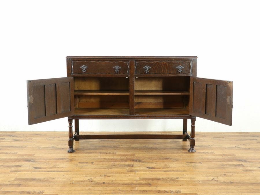 ミラーバックサイドボード　アンティーク