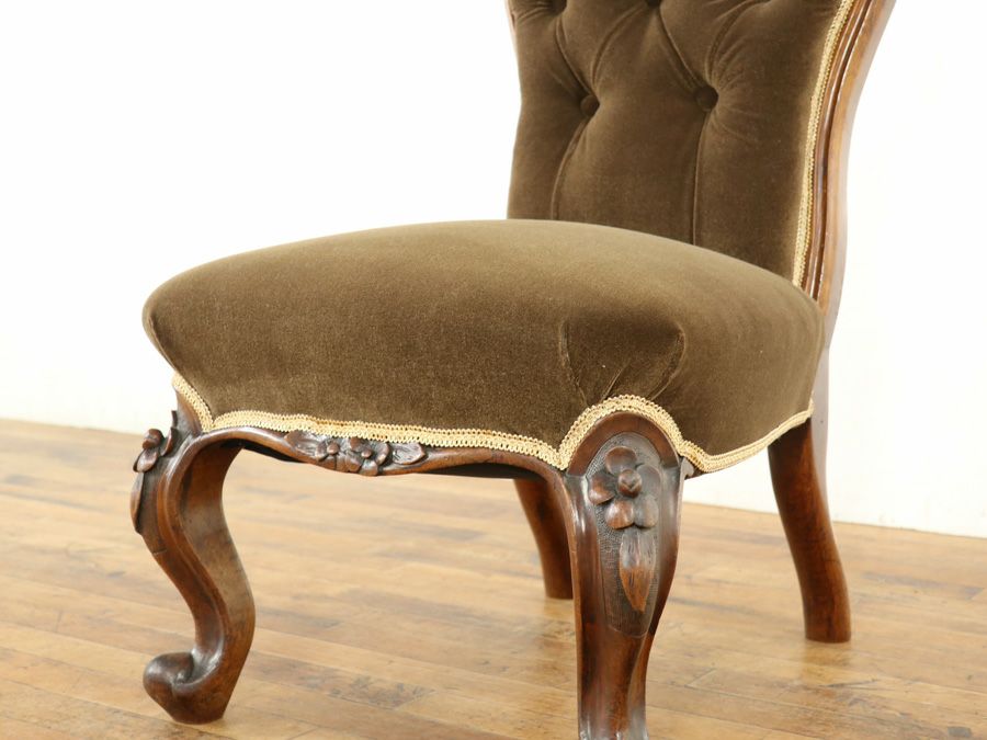 アンティーク家具 張替済チェア 58932