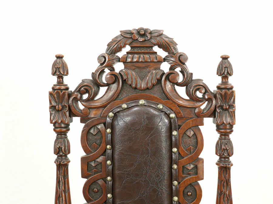 アンティーク家具 張替済チェア 58570