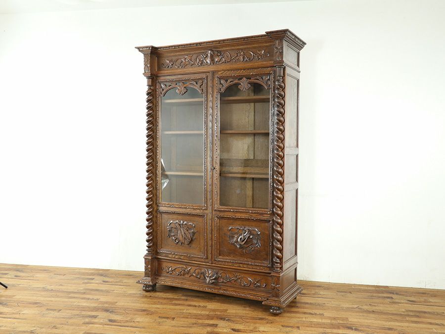 アンティーク家具 キャビネット 64893