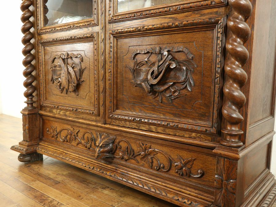 アンティーク家具 キャビネット 64893