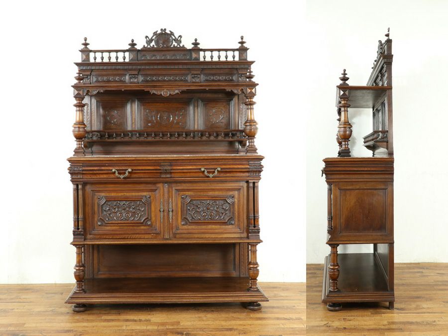 アンティーク家具 キャビネット 64904