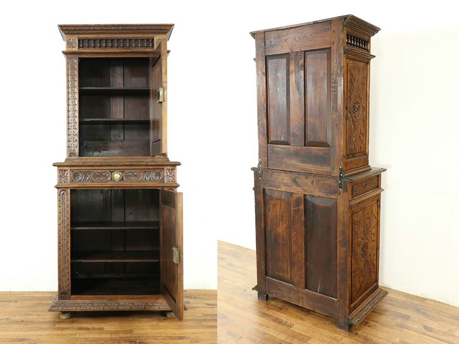 アンティーク家具 キャビネット 64896