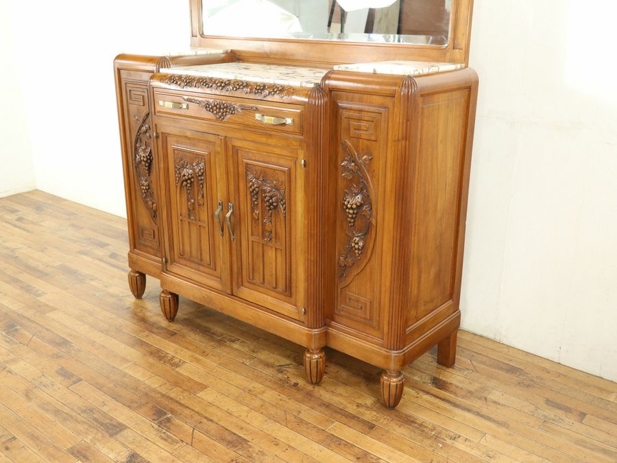 アンティーク アールデコサイドボード 64917