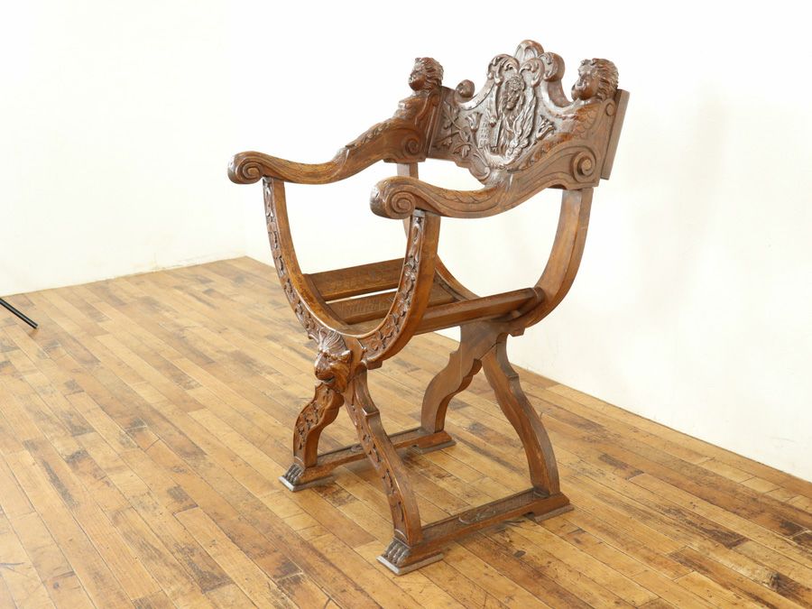 アンティーク家具 サボナローラチェア 64812