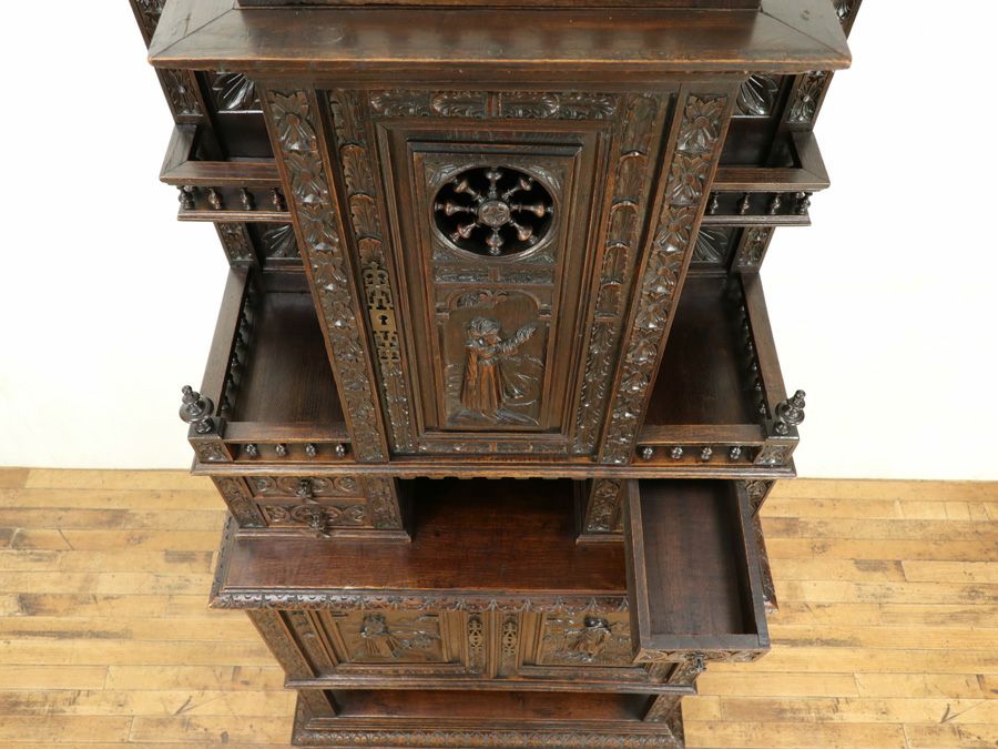 アンティーク家具 ゴシックキャビネット 64903